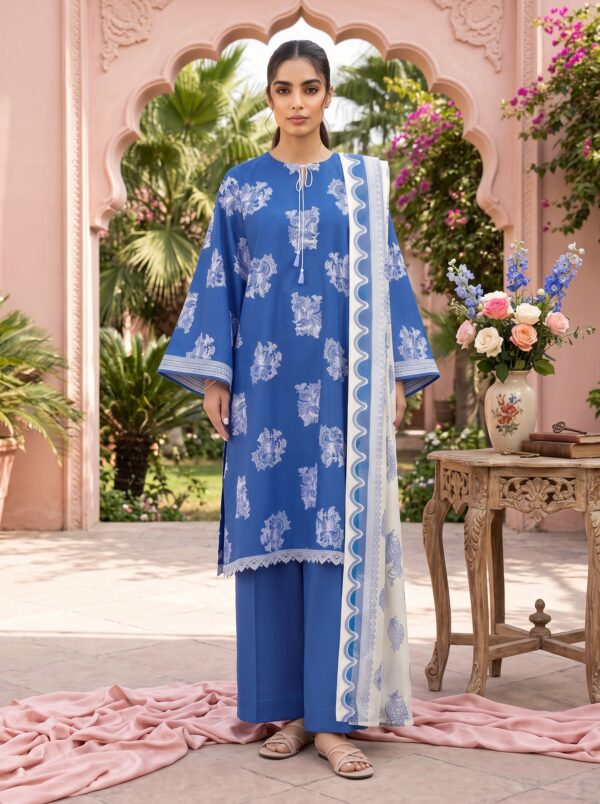 Sapphire 3 Piece Unstitched Printed Lawn Suit